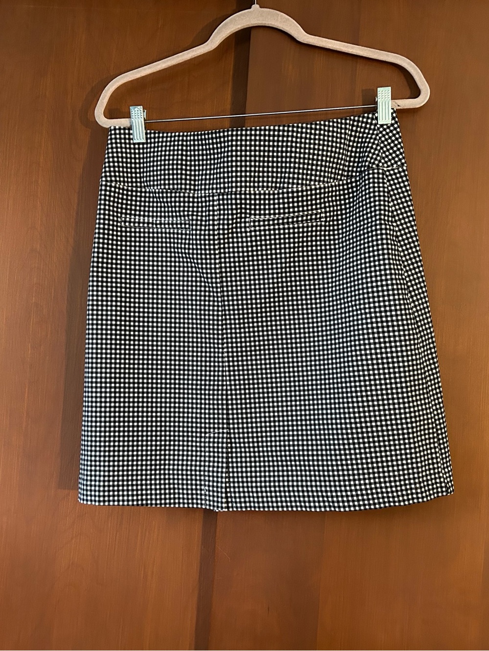 Lulu-B Black and White Gingham Skirt